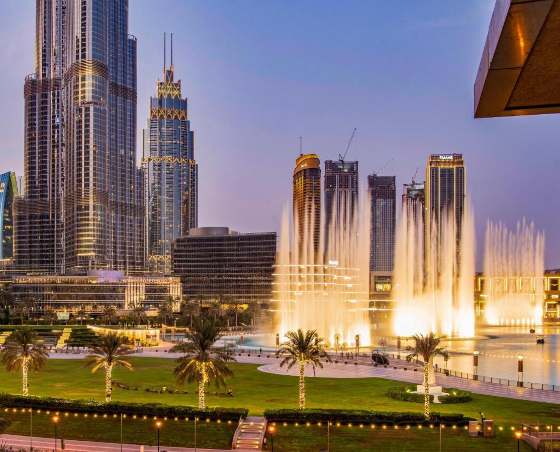 First Class 2Br With Full Burj Khalifa And Fountain View ドバイ エクステリア 写真